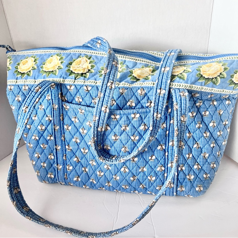 Vera Bradley Vintage Bees Tote - Picture 6 of 8